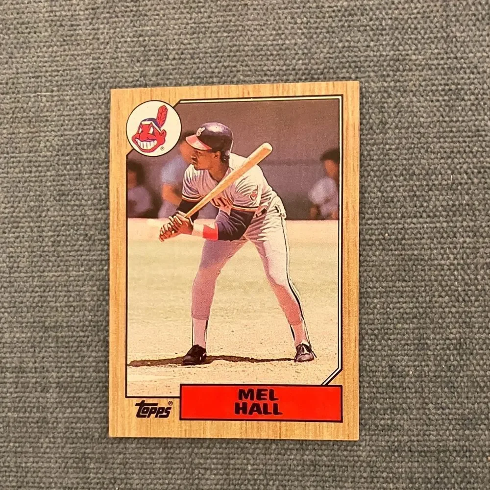 1987 Topps Cleveland Indians Baseball Card Trading Card